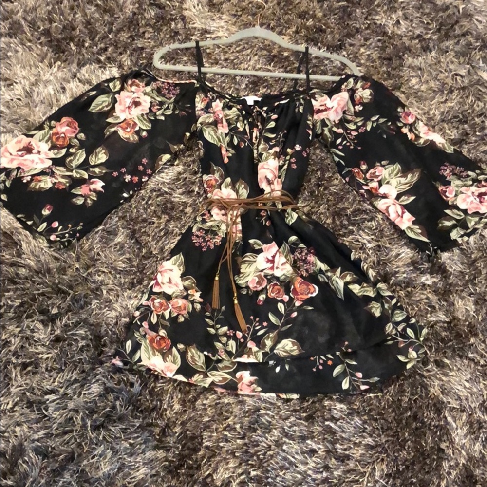 Boho floral mini